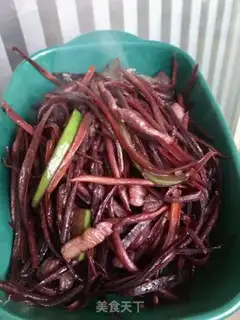 Make Pork with purple carrots step 11