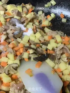 Make Lamb carrots and mushrooms step 6