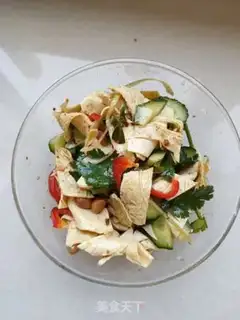 Make Cracker cucumber with bean skin step 7