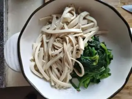 Make Tofu spinach step 3