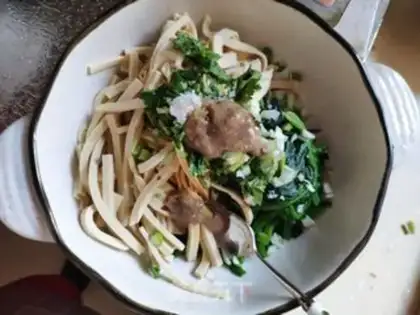 Make Tofu spinach step 5