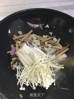 Make Ginger mushrooms and beans step 5