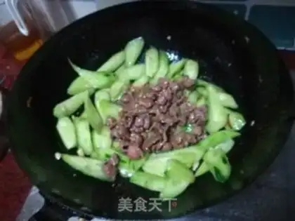 Make Beef cucumber step 7
