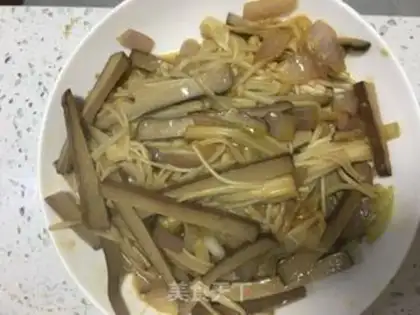 Make Ginger mushrooms and beans step 7
