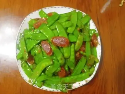 Make Weenie fried Dutch beans step 3