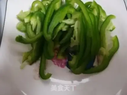 Make Tofu makes hot peppers step 1