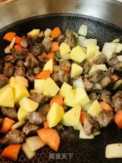Make Curry beef step 5