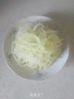 Make Scrambled radish step 1