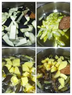 Make Old soup and eggplant step 4
