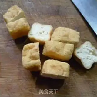 Make Crab mushrooms and tofu florist step 3