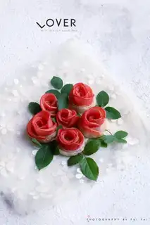 Make Apple roses step 15
