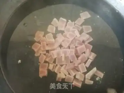 Make Cream and ham step 3