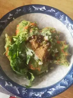 Make Blue radish friedballs step 1
