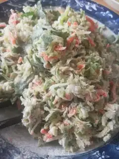 Make Blue radish friedballs step 2