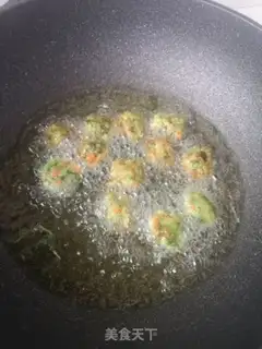 Make Blue radish friedballs step 3