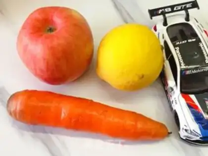 Make Apple carrot juice step 0
