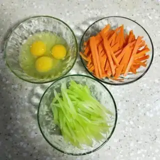 Make Two silked eggs step 0