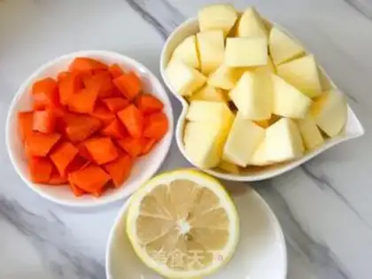 Make Apple carrot juice step 2