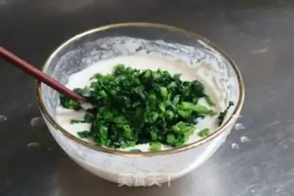 Make Egg spinach step 8