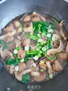 Make Meatball mushroom stew step 16
