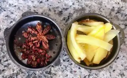 Make Chicken with white fruit step 3