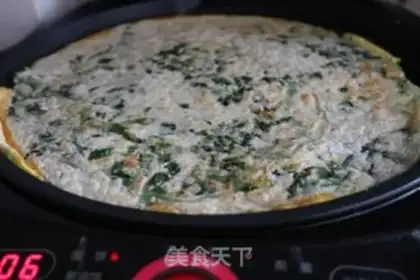 Make Egg spinach step 12