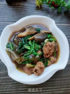 Make Meatball mushroom stew step 18