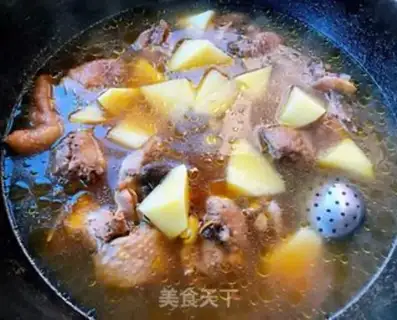 Make Chicken with white fruit step 8