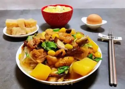 Make Chicken with white fruit step 11