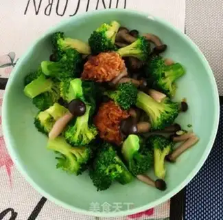 Make Crab mushrooms from broccoli step 3