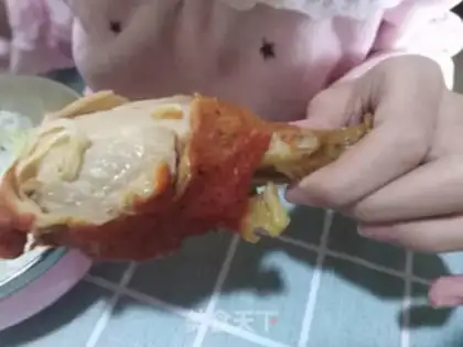 Make My chicken leg step 6