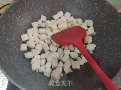 Make Fried bunhead step 2