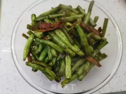Make Four seasons of bean meat step 5