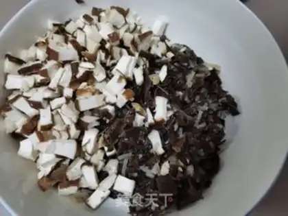 Make Pork fan bag step 2