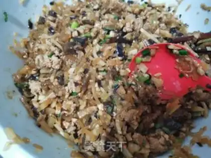 Make Pork fan bag step 4
