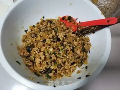 Make Pork fan bag step 5