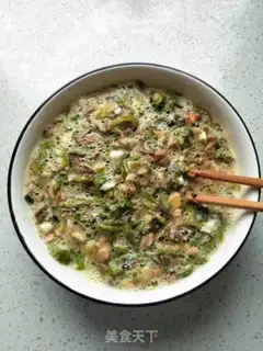 Make The abalone mushroom sprouts the eggs step 3