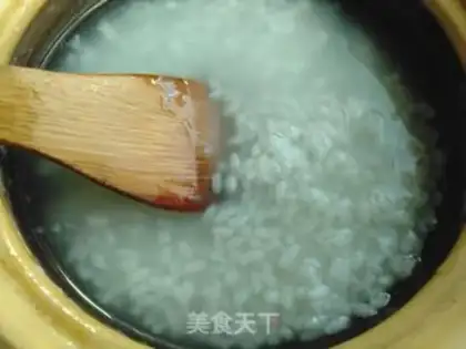 Make Vegetable congee step 3
