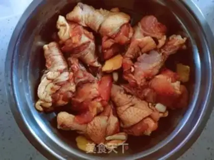 Make Burn chicken legs step 3
