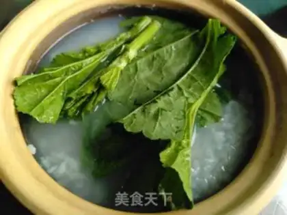Make Vegetable congee step 4