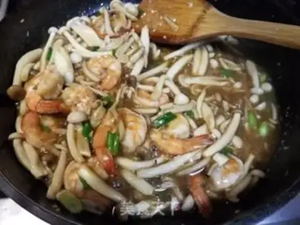 Make Shrimp mushrooms step 11