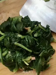Make Seamy spinach egg soup step 2