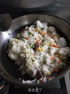 Make Weenie egg fried rice step 9