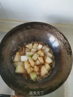 Make Shrimp-skin-burning melon step 4