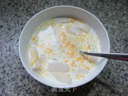Make Black-sesame-egg-year-old pudding step 5