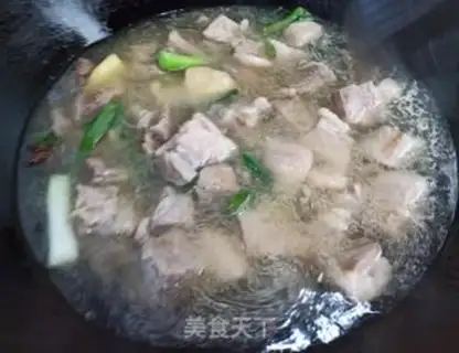 Make Curry potato oxen step 4