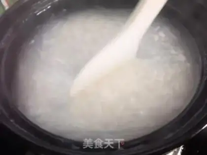 Make Red-tree rice congee step 4