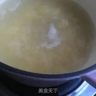 Make Red sugar porridge step 3