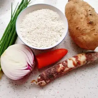 Make Potato rice step 0