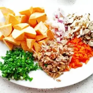 Make Potato rice step 1